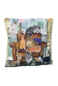 Poduszka CU35 Dom pełen kotów