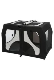 Box transportowy Vario podwójny, 91 x 60 x 61/57 cm, czarno-szary