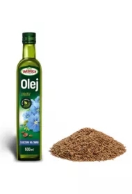 Olej lniany tłoczony na zimno