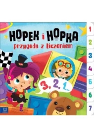 Hopek i Hopka -przygoda z liczeniem.Interaktywna książeczka dla dzieci