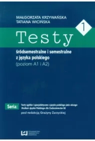 Testy 1 śródsemestralne i semestralne z języka pol