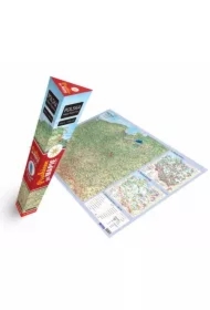 Mapa Polska fizyczna (plakat)