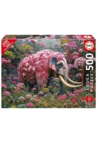 Puzzle 500 el. Kwiatowy słoń