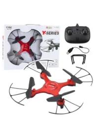 Dron Y20 UFO R/C światła obrotowy czerwony