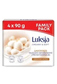 Mydło w kostce Creamy&amp;soft Mleczko Bawełniane I Prowitamina B5