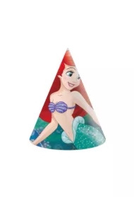 Czapeczki papierowe Ariel Disney 6 szt