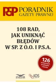 108 rad jak uniknąć błędów w sp. z o.o. i P.S.A.