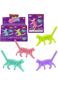 Kot ruchome segmenty 3d fidget 4 kolory