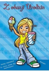 Karnet Young B6 + koperta wzór nr 008 Urodziny