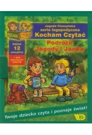 Pakiet Kocham Czytać. Podróże Jagody i Janka. Zeszyty 19-30 + gra planszowa