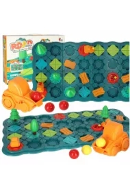 Gra logiczna planszowa labirynt tor przeszkód