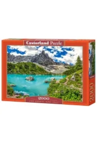 Puzzle 2000 el. Lake Sorapis, Alps, Italy
