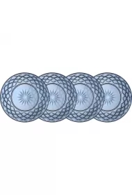 Talerze Sorrento 21 cm niebieskie 32008