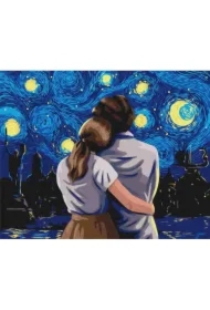 Malowanie po numerach - Wieczór pod gwiazd.