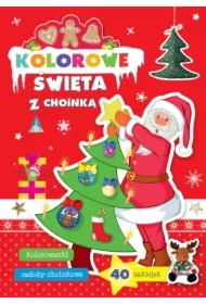 Kolorowe Święta z choinką