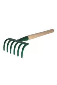 Grabki małe 6-zębów z trzonkiem 30 cm