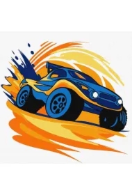 Malowanie po numerach - Rajd Kids 25x25cm