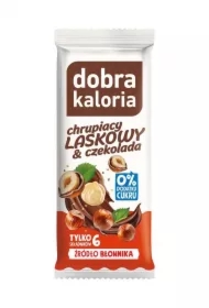 Baton orzech laskowy i czekolada