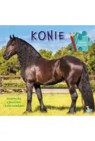 Książeczki z puzzlami i kolorowankami. Konie