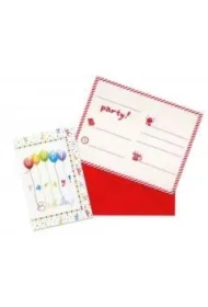 Zaproszenia z kopertami Happy Birthday