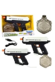 Pistolet na wodę elektryczny 10m czarnobiały 800ml