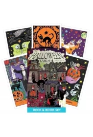 Halloween deck, zestaw książek i kart do wróżenia