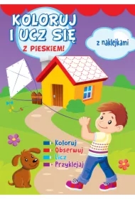 Koloruj i ucz się z pieskiem!