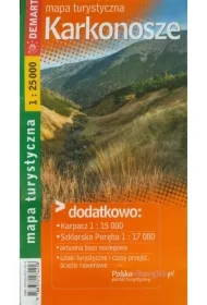 Mapa Turs. Karkonosze DEMART