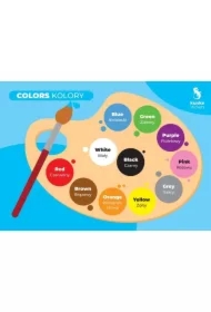 Fiszki do języka angielskiego - Kolory 3 szt