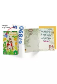 Karnet Urodziny (wymienne cyfry)