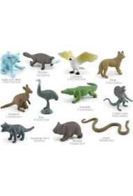 Zestaw dzikich zwierząt Australii