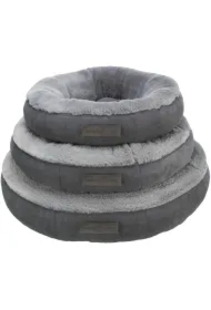 Liano, legowisko, dla psa/kota, tkanina/plusz, okrągłe, szare, 60 cm