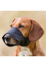 Kaganiec materiałowy, dla psa, poliester, czarny, XXS, dł. pyska 12 cm, szer. paska 4, 3 cm