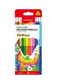 Kredki ołówkowe gradientowe 12 kolorów