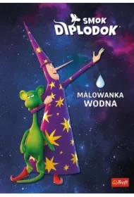 Smok Diplodok. Malowanka wodna