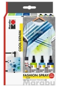 Farby do tkanin w spreju Cool Denim 4el