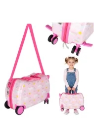 Walizka podróżna dla dzieci na kółkach bagaż podręczny jednorożec