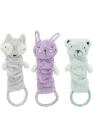 Junior, zabawka wisząca, dla szczeniąt, plusz/bawełna, 33 cm, szeleszcząca