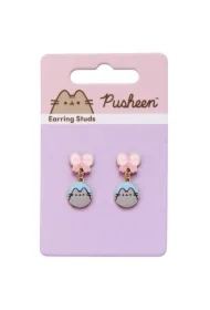 Pusheen Kolczyki z kokardką