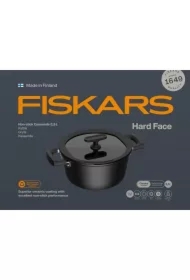 Garnek z powłoką nieprzywierającą i z pokrywką hard face