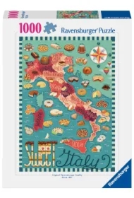 Puzzle 1000 el. Mapa włoskich słodkości