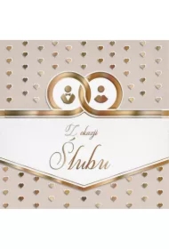 Karnet KW ślub Obrączki