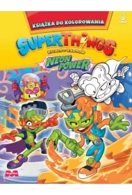 SuperThings Neon Power. Książka do kolorowania