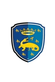 Tarcza rycerska z salamandrą