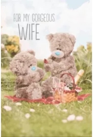 Kartka holograficzna 3D For my Gorgeous Wife
