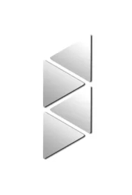 Lustra samoprzylepne Triangle