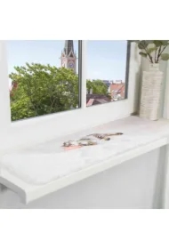 Mata na parapet Nani, 90 x 28 cm, szara