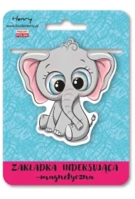 Zakładka magnetyczna - Słoń
