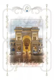 Karnet 12x18cm + koperta Galeria Mediolan