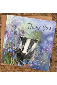 Karnet AC835 Podziękowania Borsuk Dziękuję